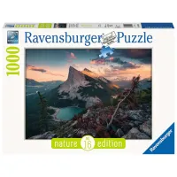 Ravensburger puzzel 1000 stukjes Nature edition 16  ‘savonds in de Rocky Mountains